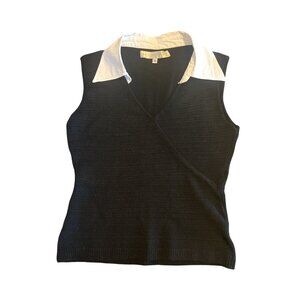 Vintage 90s y2k Bette Paige Collared Sweater Vest